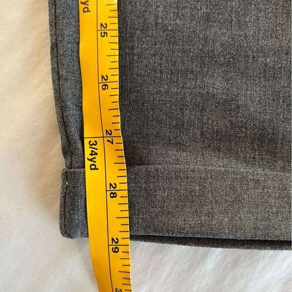 Commense Airstream Straight Leg Dress Pants Size XL Grey Cuffed High Waisted NWT - Picture 15 of 16